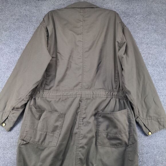 OshKosh B'Gosh Sanforized Insulated Coveralls Green Size L Vintage Union Made - Picture 5 of 14